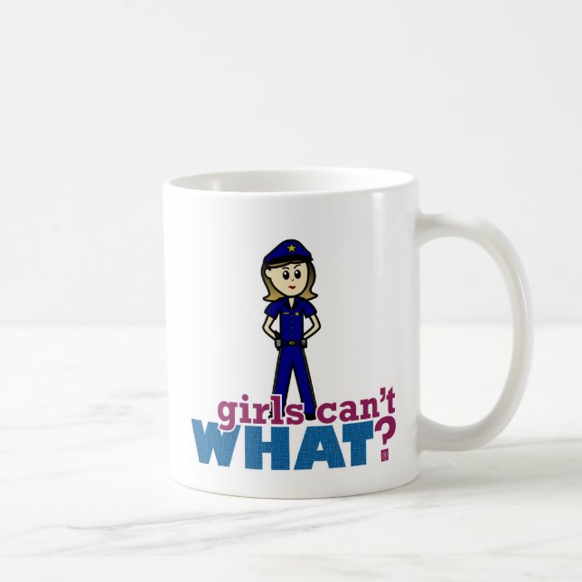 Mug Femme de police (Droite)