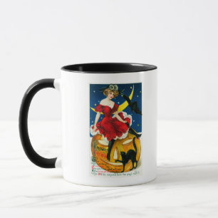 Mug Femme de salutations de Halloween sur