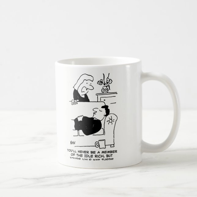 Mug Femme dit qu'il ne sera jamais membre de l'Idle Ri (Droite)