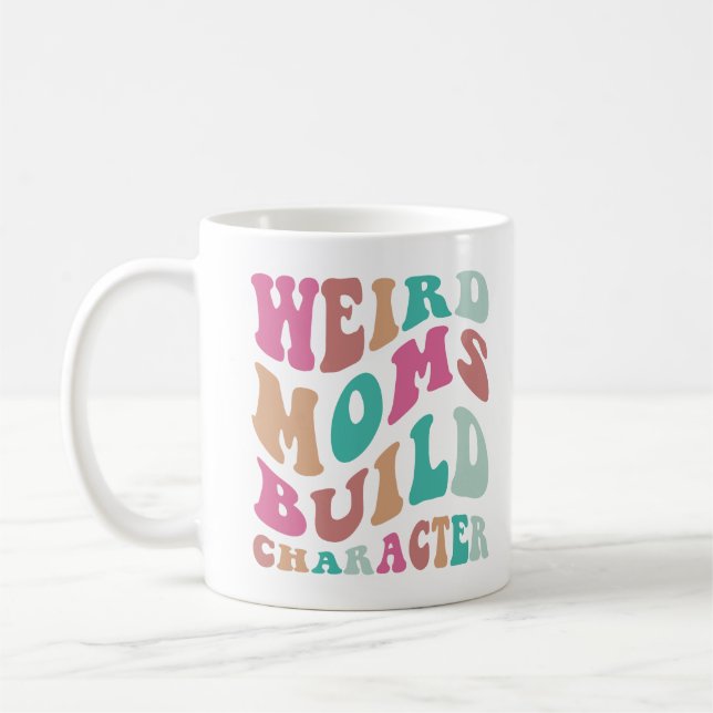 Mug Femme Drôle Moms Étrange Générer Un Caractère (Gauche)
