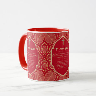 Mug ✝️ Femme du pasteur épouse apprécient Merci cadeau
