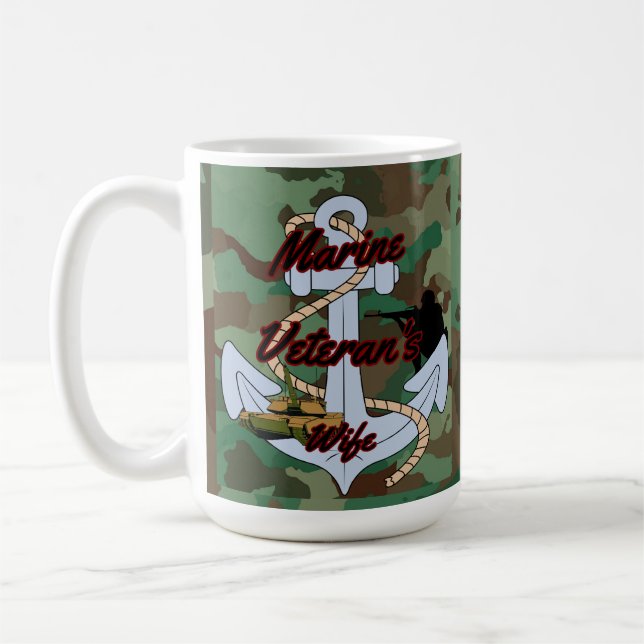 Mug Femme d'un vétéran de la Marine (Gauche)