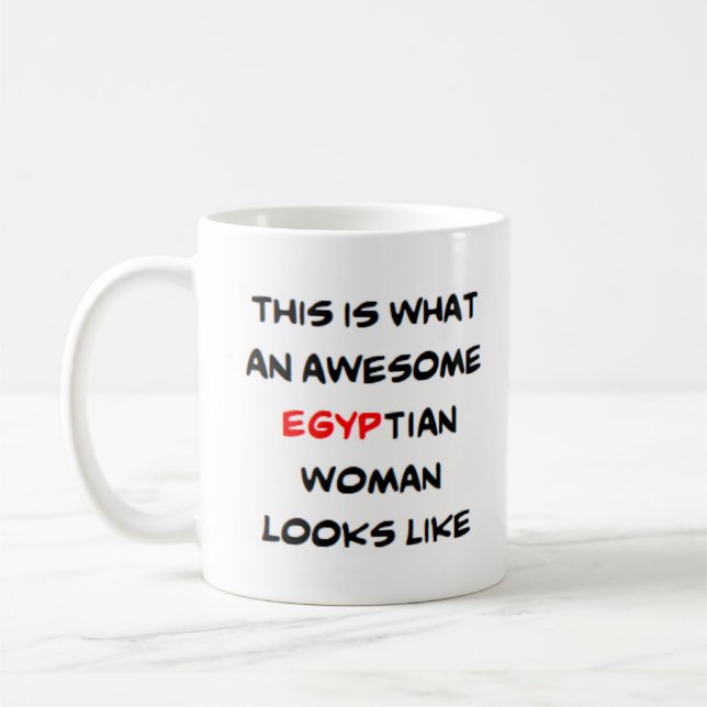 Mug femme égyptienne, formidable (Gauche)