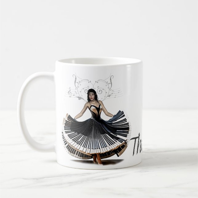 Mug Femme élégante (Gauche)