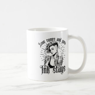 Mug Femme Enquêtée Femme Seule Tatouée Pour Anti Valen