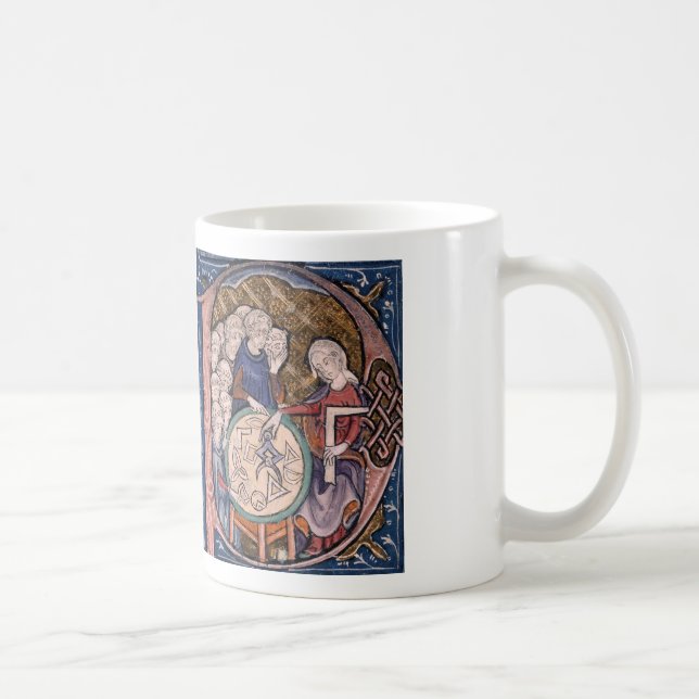 Mug Femme enseignant la géométrie (Droite)