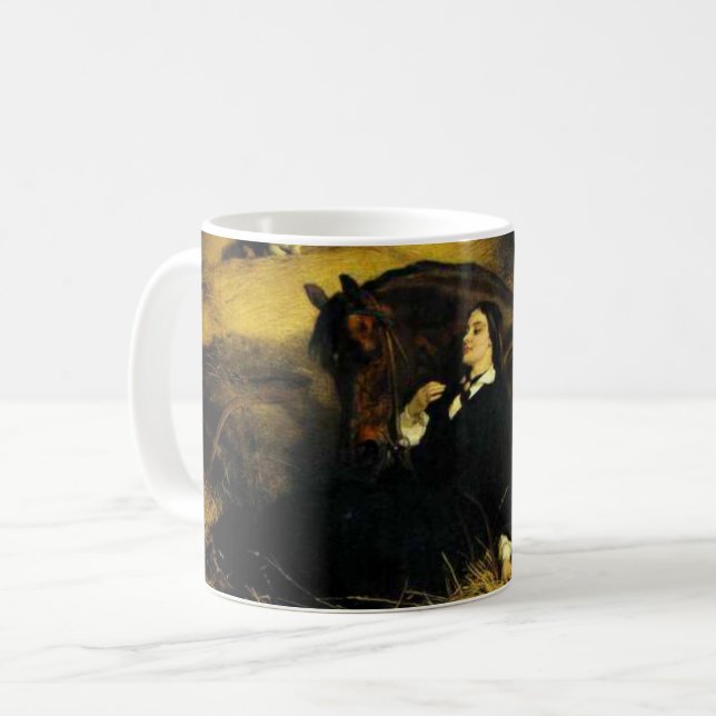 Mug Femme et Cheval (Devant gauche)