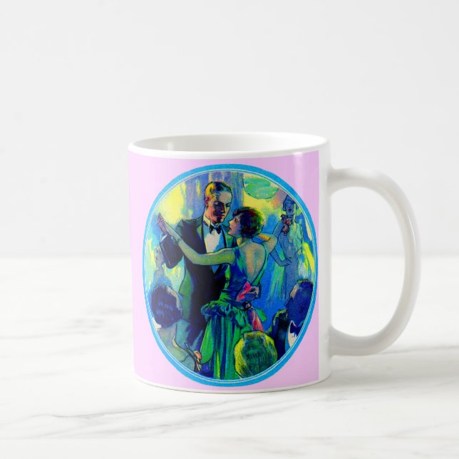 Mug Femme et gentleman des années 1920 sur la piste de (Droite)