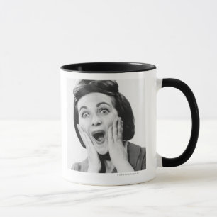 Mug Femme faisant le visage