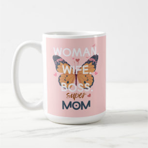 Mug Femme, femme, patron, super maman