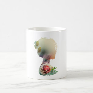 Mug Femme-fleurs
