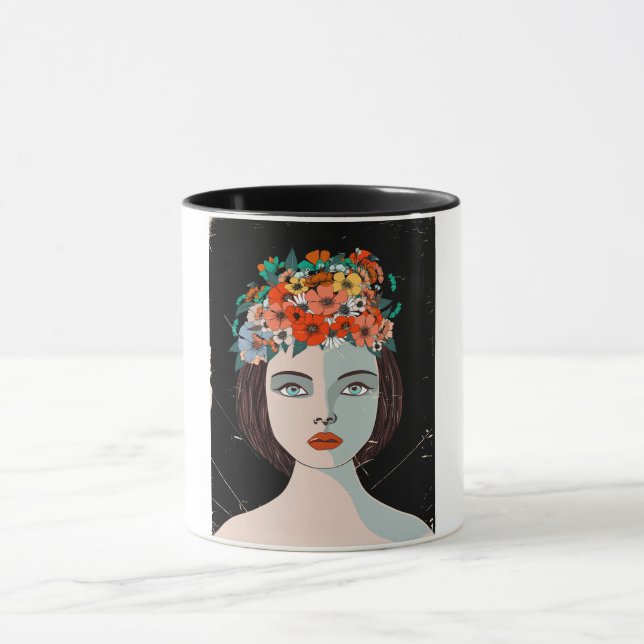 Mug Femme florale (Centre)