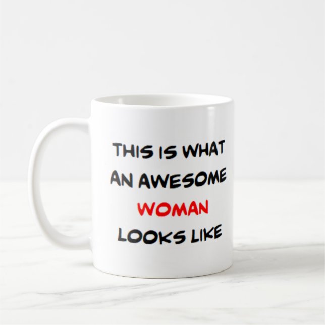 Mug femme, génial (Gauche)