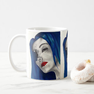 Mug Femme gothique magnifiquement brisée Fantaisie Art