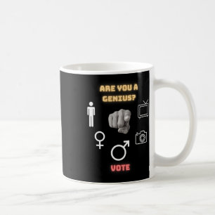 Mug Femme Homme Appareil photo Télévision