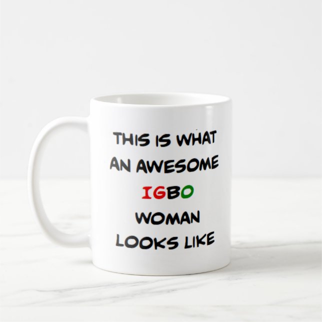 Mug femme igbo, formidable (Gauche)