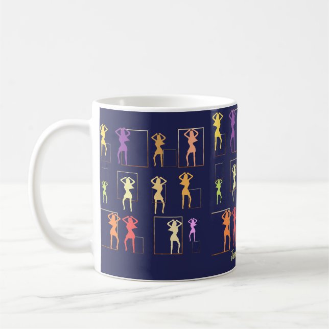 Mug Femme Kaleidoscope Midnight Blue (Gauche)