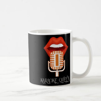 Mug Femme Karaoké Queen chanter chanteur musique Micro