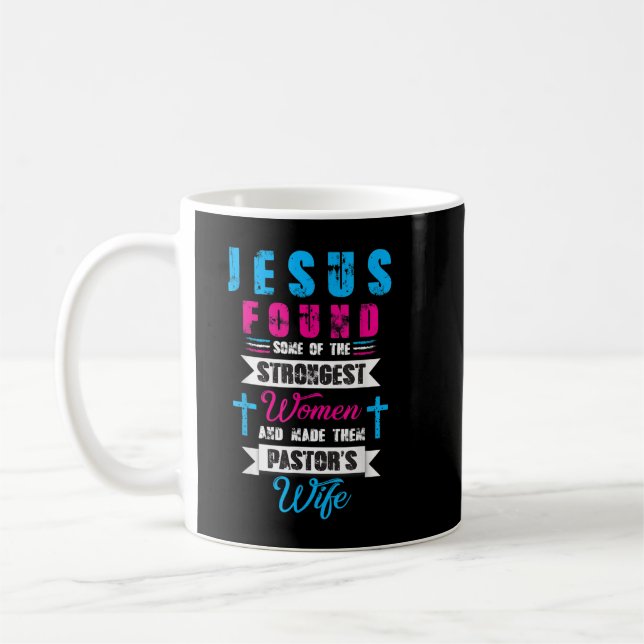 Mug Femme la plus forte - Funky Christian Church Pasto (Gauche)
