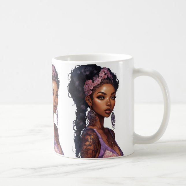 Mug Femme magnifiquement adorée (Droite)
