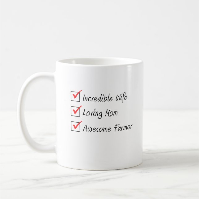 Mug Femme Maman Fermière Femme suédoise (Gauche)