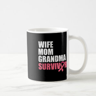 Mug Femme Maman Grand-mère Survivante Conscience du ca