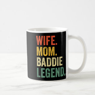 Mug Femme maman légende baddie drôle fête des mères mi