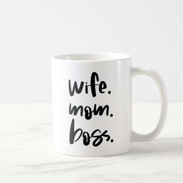 Mug Femme. Maman. Patron. (Droite)