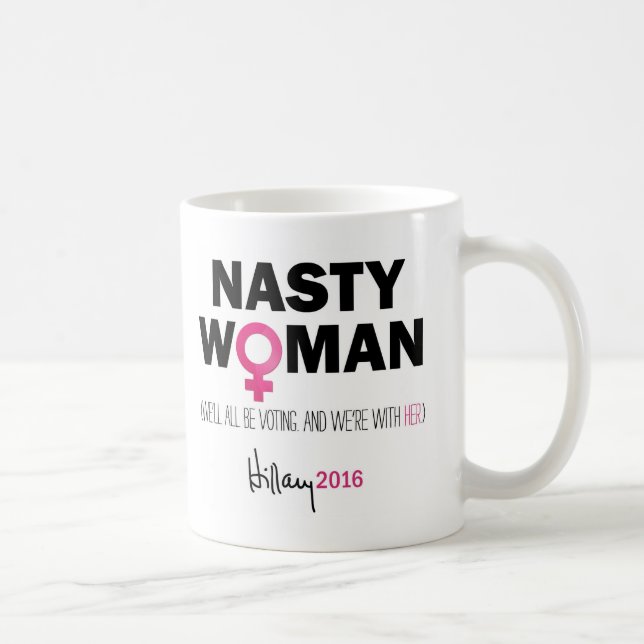 Mug "Femme méchante" Hillary Clinton pour le Président (Droite)