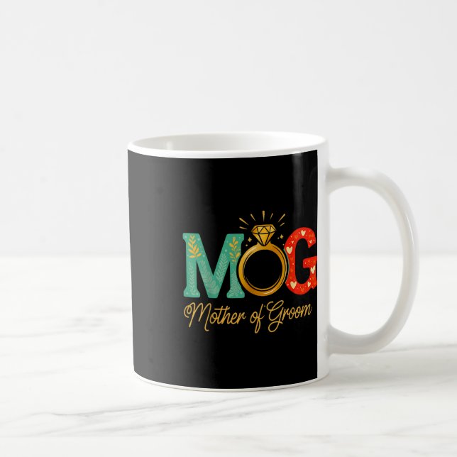 Mug Femme mère du marié Mob Mog maman mariage Bac (Droite)
