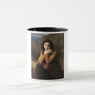 Mug Femme Mignonne de Jeune Femme par Bouguereau