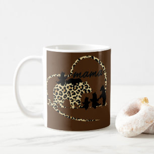 Mug Femme mignonne tendance Mama Ours 5 Cubs Maman Che
