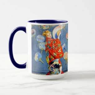 Mug Femme Monet en costume japonais