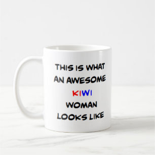 Mug femme néo-zélandaise kiwi, formidable