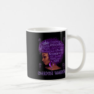 Mug Femme noire Africaine Overdose Warrior Ribbon P