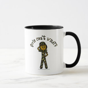 Mug Femme noire de l'armée