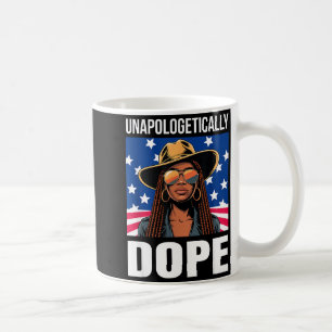 Mug Femme noire patriotique sans excuses