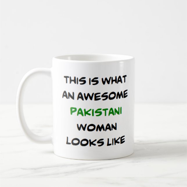 Mug femme pakistanaise, géniale (Gauche)