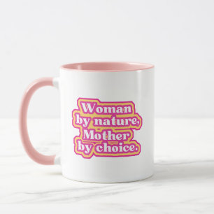 Mug Femme par nature, Mère par choix