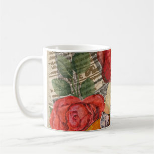 Mug Femme parisienne : Tour Eiffel Retro.