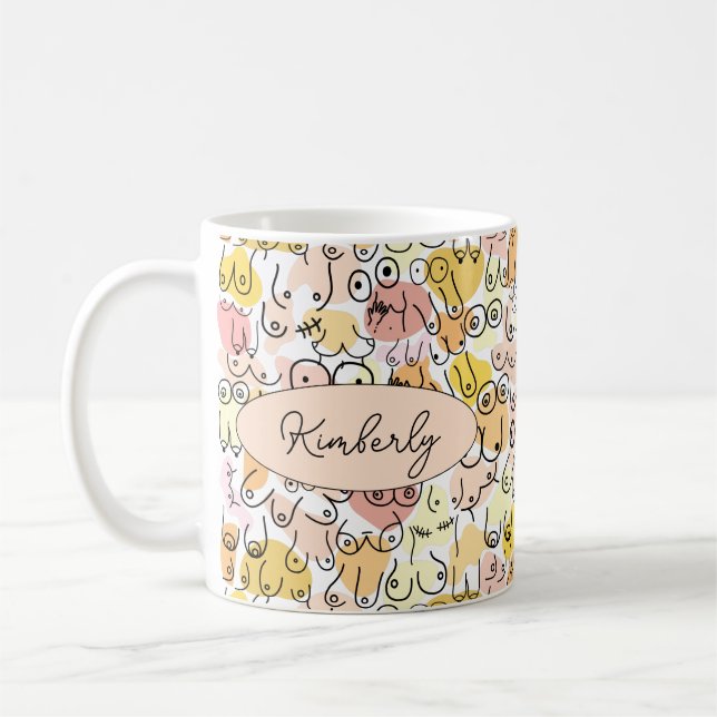 Mug femme pastel jaune (Gauche)
