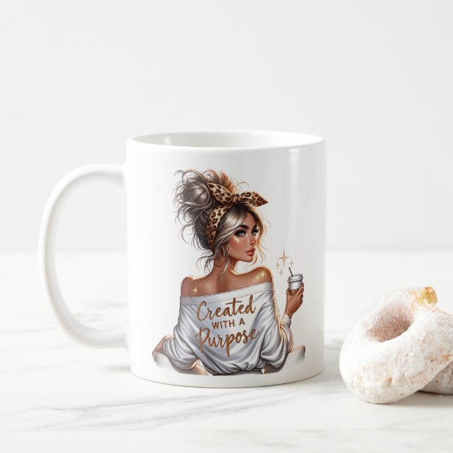 Mug Femme patronne (Avec donut)