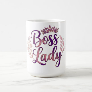 Mug Femme Patronne Florale