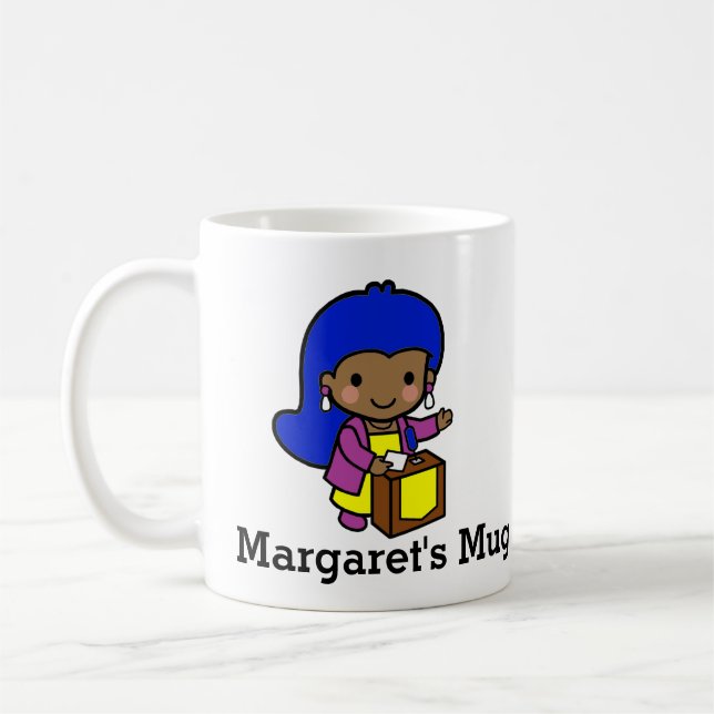 Mug Femme politique personnalisée / Intervenant (Gauche)