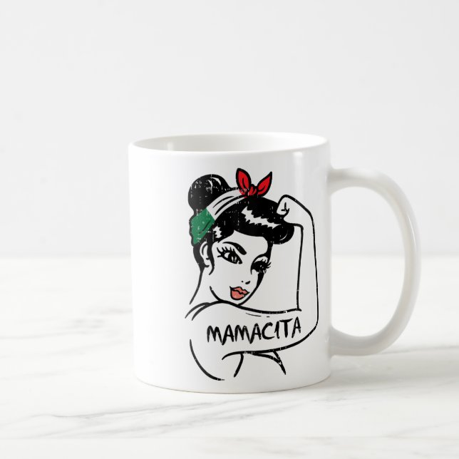 Mug Femme Rosie Mexicaine Incassable Mamacita Cinco De (Droite)