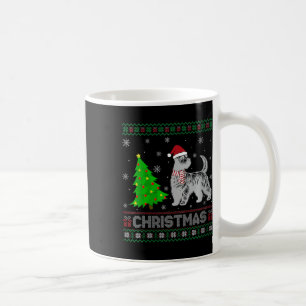 Mug Femme Scottie Chien Xmas Arbre Éclairage Noël laid