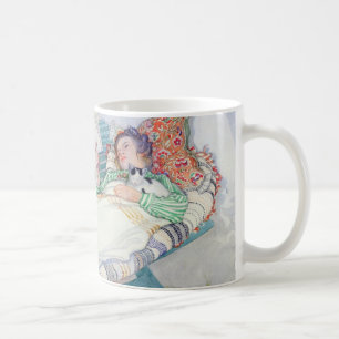 Mug Femme se trouvant sur un banc, 1913 (la semaine
