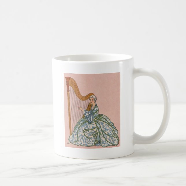 Mug Femme sur l'harpe (Droite)