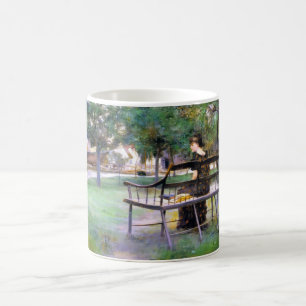 Mug Femme sur un banc (par Edwin Austin Abbey)