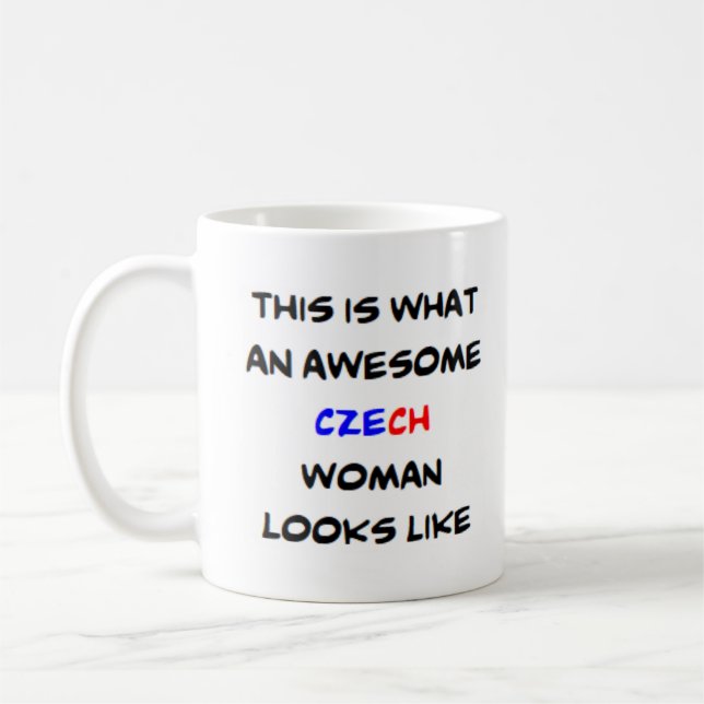 Mug femme tchèque, géniale (Gauche)